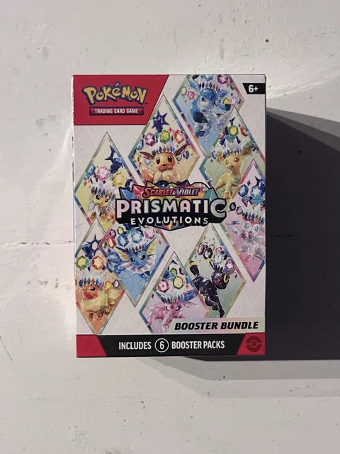 Pokémon TCG Prismatic Evolutions Booster Bundle – 10 Boxes, New & Sealed, English, 2025