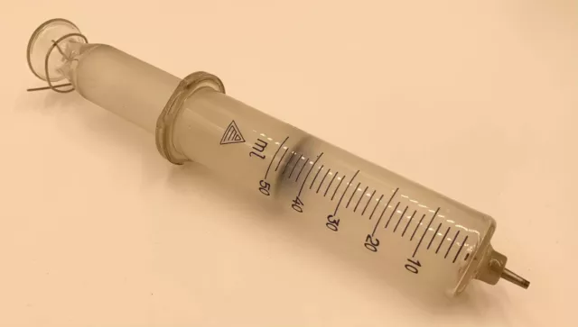 Antike Spritze Glas medizinisches Zubehör Injektionsspritze Medizin Arzt 