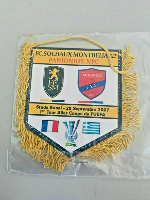 Fanion FC Sochaux – Grasshopper Zurich, Coupe UEFA 1981, Vintage Football