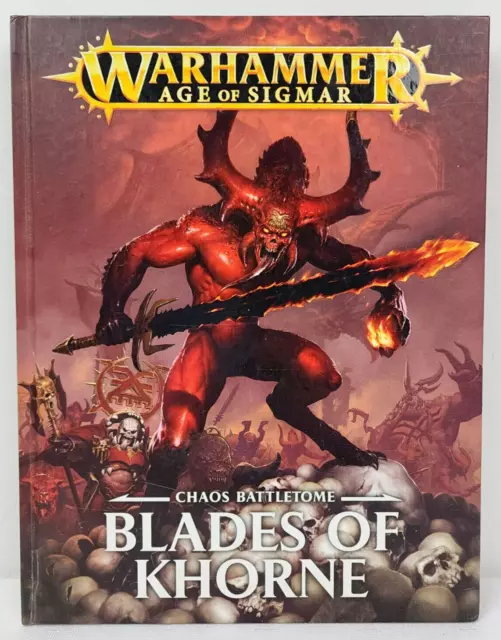 Warhammer Age of Sigmar Chaos Battletome Blades of Khorne (Paperback, 2017, GW)