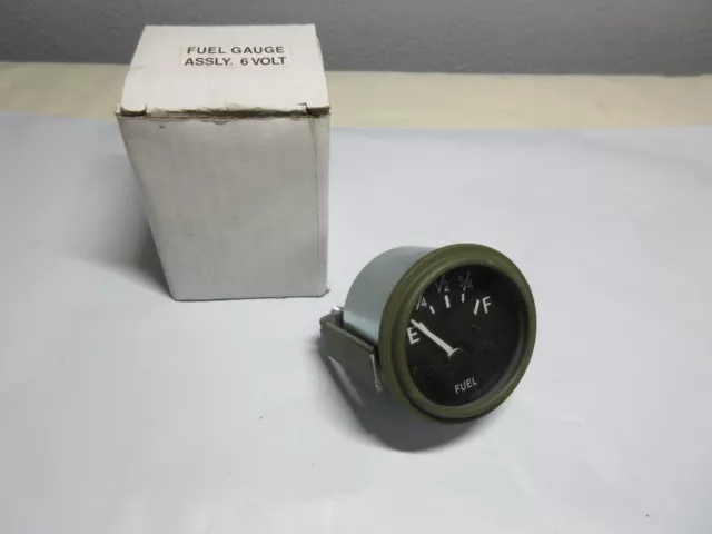 Ford GPW Jeep Willys MB CJ2A CJ3A Fuel Gauge 6 volt