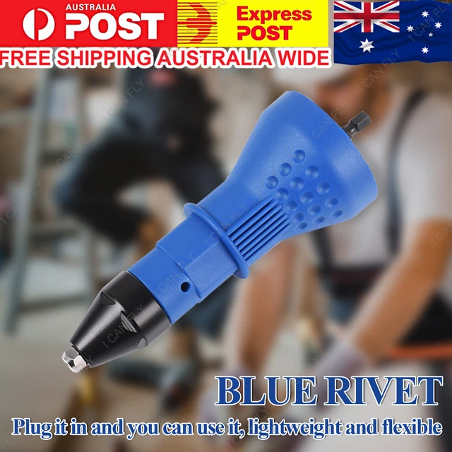 RIVET POP GUN Attachment Drill Adapter Riveting Nuts Riveter Cordless