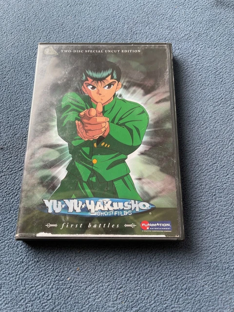 Vintage Anime DVD yuyu hakusho ghost files dvd 2 disc special uncut edition