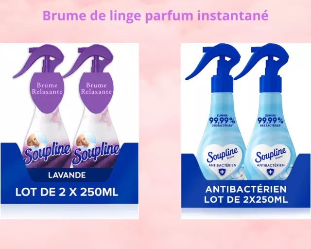 SOUPLINE - BRUME de Linge Parfum Grand Air - Spray Pour Rafraîchir le Linge  - EUR 11,34 - PicClick FR