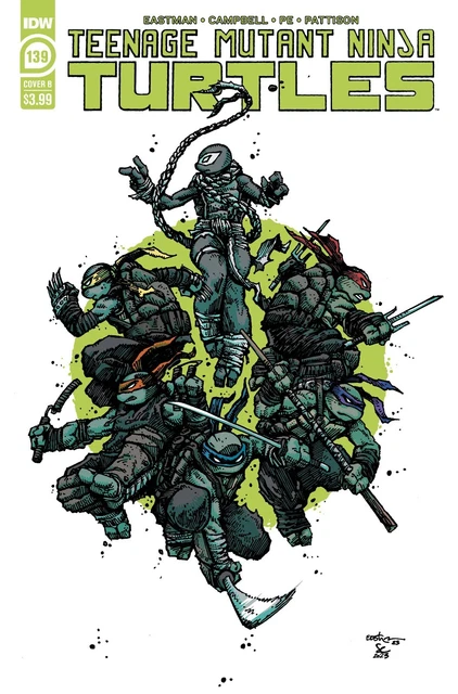 Teenage Mutant Ninja Turtles #139 Cvr B Eastman Presale 4/26/2023