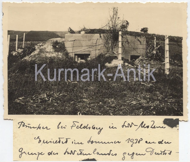 C211 Foto Wehrmacht Tschechien Sudetenland Valtice Feldsberg Bunker Grenze