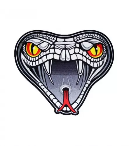 Cobra Snake Head Patch, Snake Patches