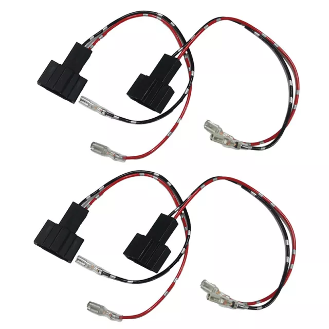 4PCS Car Speaker Wire Adapter Cable Harness Adapter Connector Plug Fit for Audi