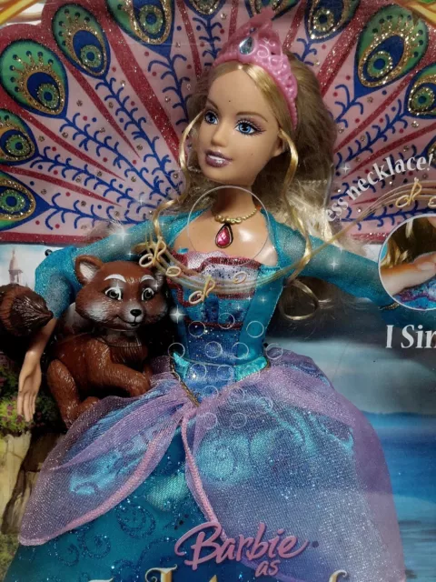 2007 Mattel Barbie As The Island Princess Rosella Doll w/Raccoon  NRFB