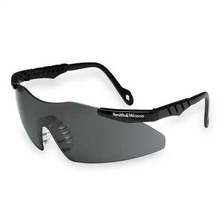 Smith & Wesson 19823 Safety Glasses, Wraparound Smoke Polycarbonate Lens,
