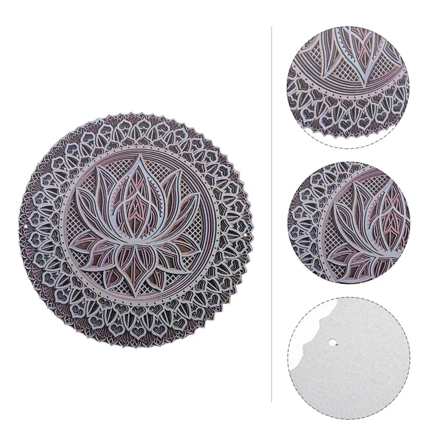 1 stück wand metall carving mandala schmückung elegant hause wand kunst hängen
