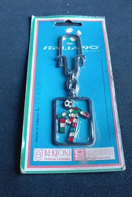 Porte-clés Vintage ITALIA 90 Mascotte Ciao - Fabriqué En Italie - Occasion