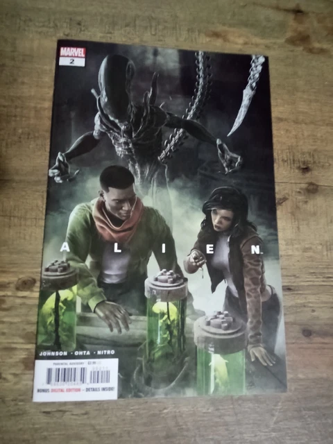 Alien #2 2022 Bjorn Barends Main Cover Marvel Comic Book