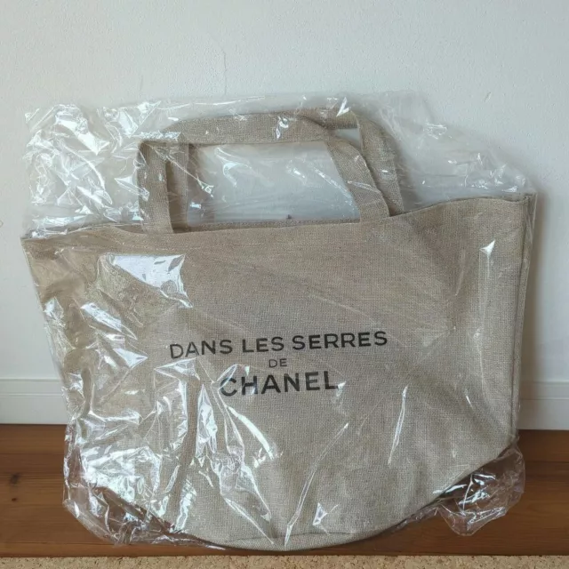 CHANEL DANS LES Serres De Chanel shopper Tote beach bag VIP Gift
