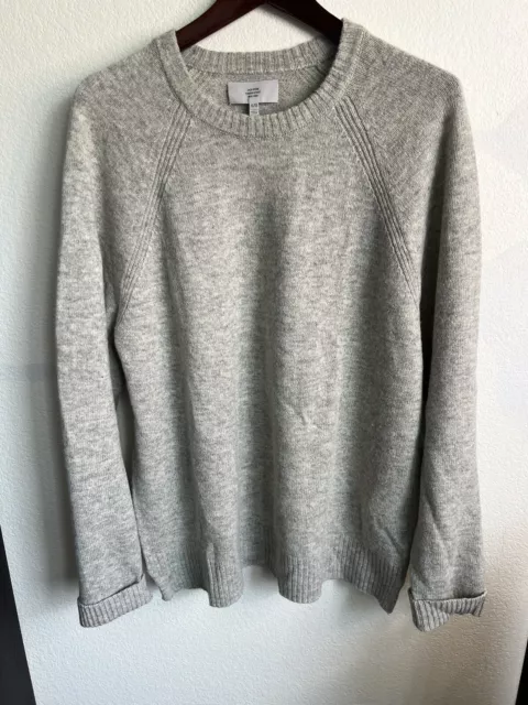 Jack Spade New York City USA Designer Wool Crewneck Sweater Mens Grey XL RARE