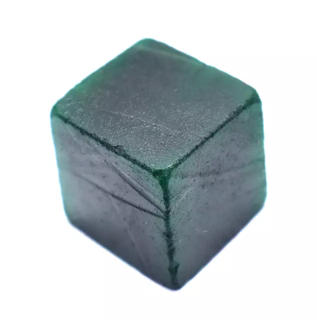 Naturel Colombien Vert Émeraude 146 CT Cube Coupe Certifié Pierre Précieuse