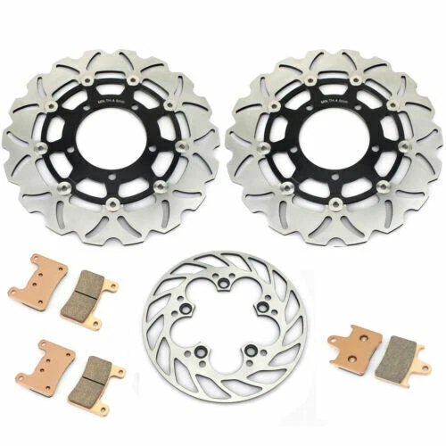 GSX-R 1000 Disque de Frein Avant Arrière Plaquettes pr Suzuki GSXR1000 2005 2006