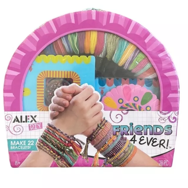 Alex Friendship Wheel, The New Bracelet Maker, 10 colors floss, 4