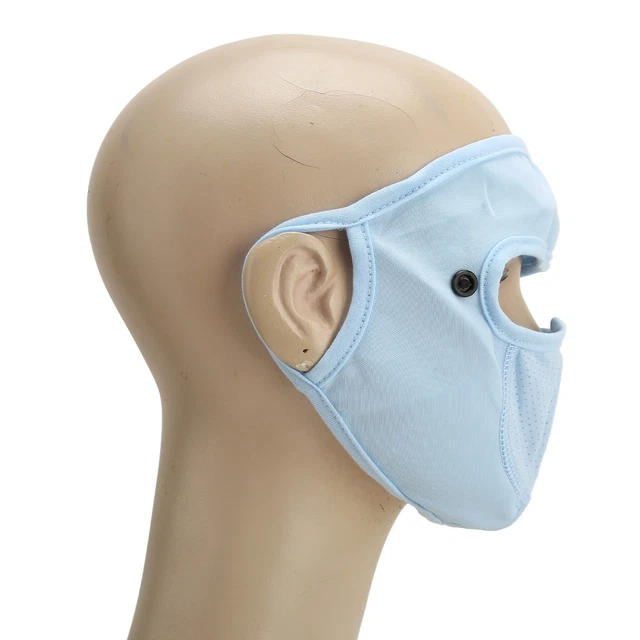 (Blue)4 Pack Face Cover Face Sunscreen Cover Sunscreen Sun Protection Wrap