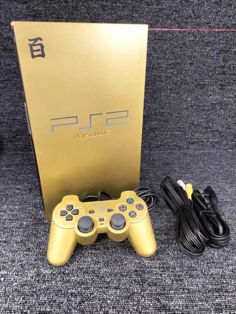PS2 SCPH-55000GU Z Gundam Hyaku Shiki Gold Console w/ Controller ...