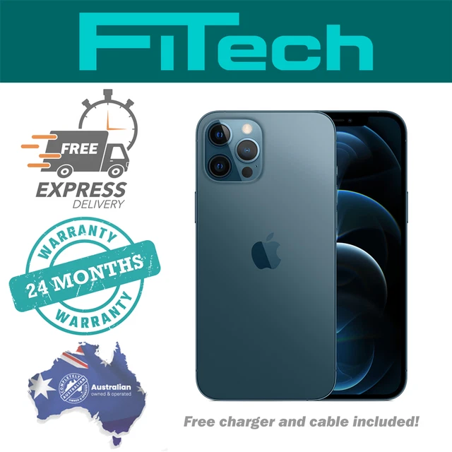 APPLE IPHONE 12 Pro Max 256GB Unlocked [AU Stock] Pacific Blue- As 
