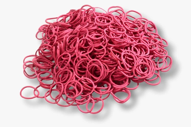 Gummiringe Haushaltsgummis Gummibänder Gummiband rot | Ø 30 mm Ø 50 mm Ø 100 mm