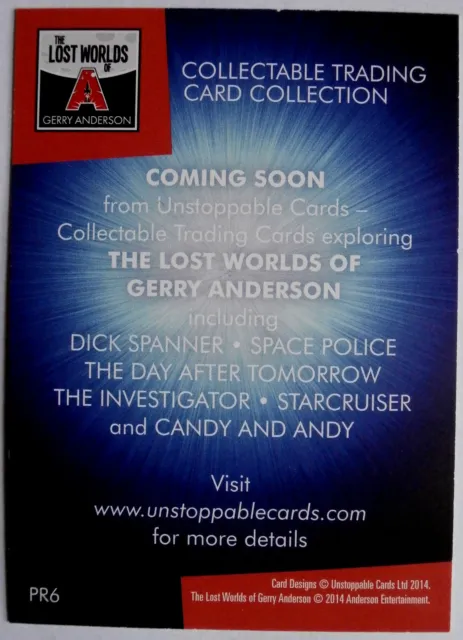 Gerry Anderson's Lost Worlds - CANDY AND ANDY - PROMO CARD PR6 2