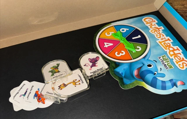ELEFUN AND FRIENDS Hasbro Chutes and Ladders Board Game COMPLETE £21.84 ...