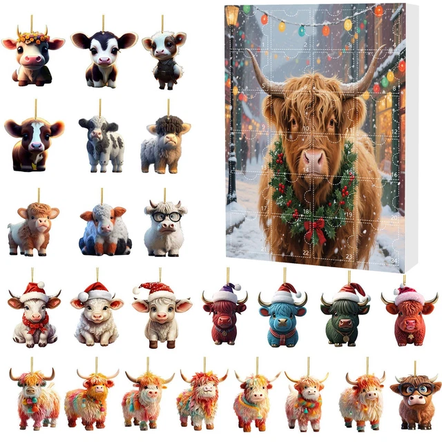 COUNTDOWN MARK GEMMELL Highland Cow Advent Calendar 2025 24 Days 2D countdown-mark-gemmell-highland-cow-advent-calendar-2025-24-days-2d