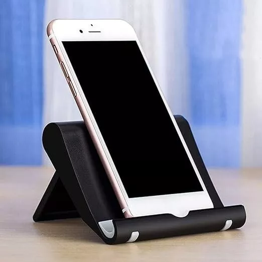 Soporte universal para teléfono celular base plegable para mesa de escritorio