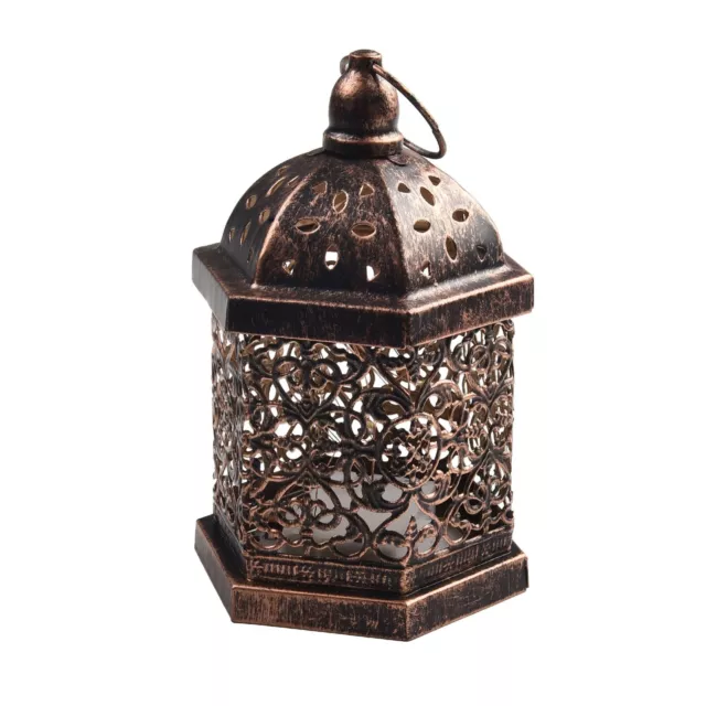 Stylish Brass Effect Lanterns Moroccan Style Perfect for Home Decoration