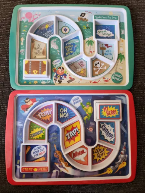 Fred DINNER WINNER Kids' Meal Tray PLATE  -food game-sequence EATING therapy 2