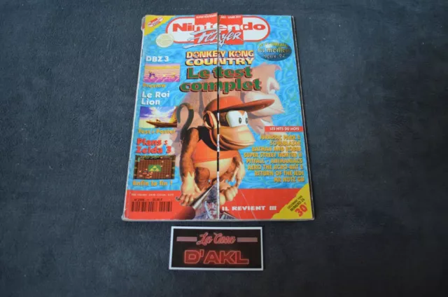 Magazine Jeux Vidéos Nintendo Player n°26 - Donkey Kong Country test, Zelda 3