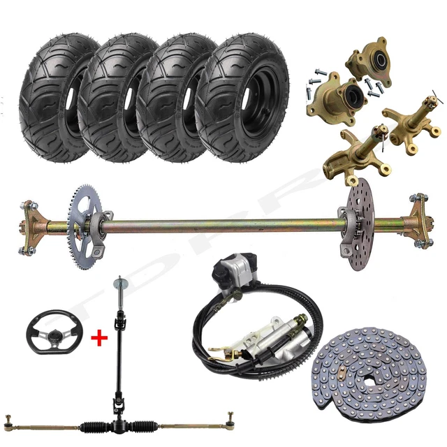 740MM REAR AXLE Kit 6 Wheels Drift Trike Go Kart Quad Buggy ATV 4 740MM REAR AXLE Kit 6 Wheels Drift Trike Go Kart Quad Buggy ATV 4