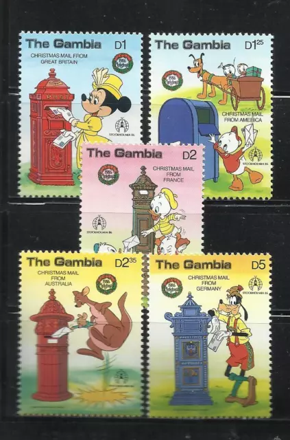 GAMBIA. Año: 1986. Tema: WALT DISNEY.