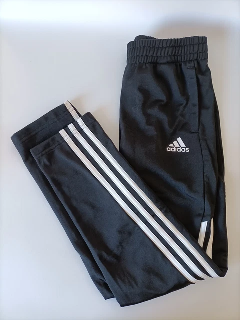 Tuta Adidas Junior Aeroready 3-Stripes Polyester Nero/Bianco - Taglia Bambina 3