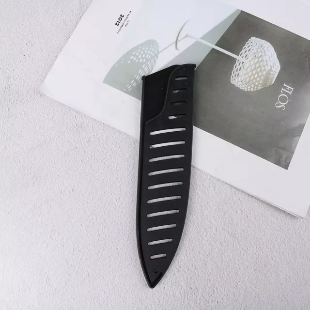 Black Plastic Kitchen Knife Blade Protector Sheath Cover For 8 Inches Knife J YK 3