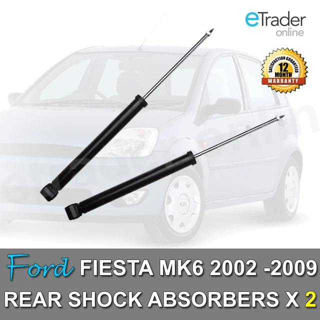 FORD FIESTA MK6 REAR SHOCK ABSORBERS 0209 SHOCKS SHOCKERS ABSORBER X2