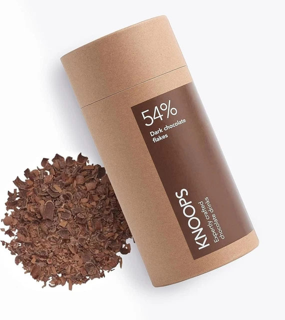 Chocololate Coin Maker LUXURY 54% DARK Chocolate Flakes - Indulgent Drinking Chocolate, 250g £ ...