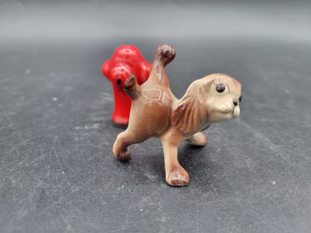 Vintage Freeman McFarlin Ceramic Cocker Spaniel Puppy Dog Fire Hydrant Figurine