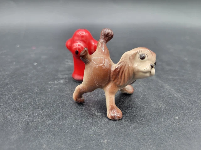 Vintage Freeman McFarlin Ceramic Cocker Spaniel Puppy Dog Fire Hydrant Figurine Vintage Freeman McFarlin Ceramic Cocker Spaniel Puppy Dog Fire Hydrant Figurine