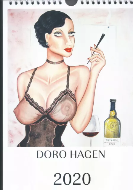 Doro Hagen Kalender Erotik Wandkalender 21 x 30 cm Papier matt für das Jahr 2020