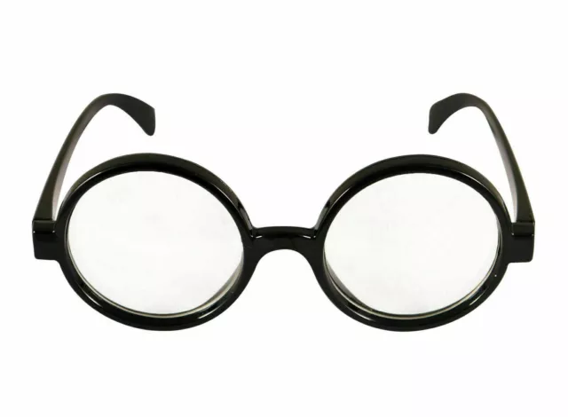 Harry Potter Wheres Wally Style Round Wizard Glasses Specs Fancy Dress Halloween