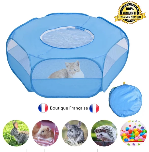 Enclos Cage Hamster Cochon d Inde Lapin Animaux Pet Pliable Interieur Exterieur