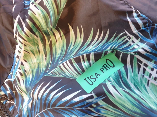 USA Pro by Little Mix Girl's Black Floral Showerproof Jacket Size 12 - 13 Years 3