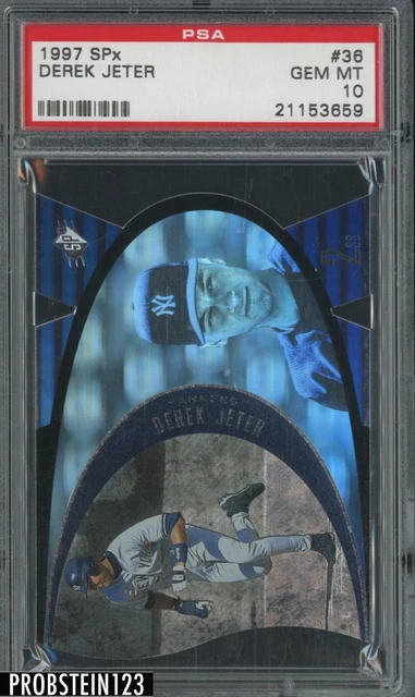 Carte Sportive Derek Jeter 2000 SPx Winning Materials Jersey Bat - Yankees HOF - Near Mint