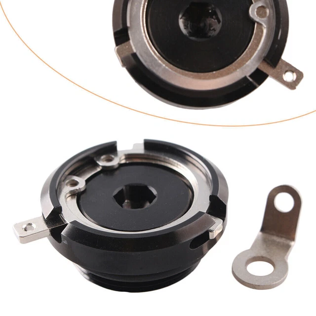 Oil Filler Cap Cover Aluminum Black For Kawasaki ZX6R ZX7R ZZR1200 Ninja 250R