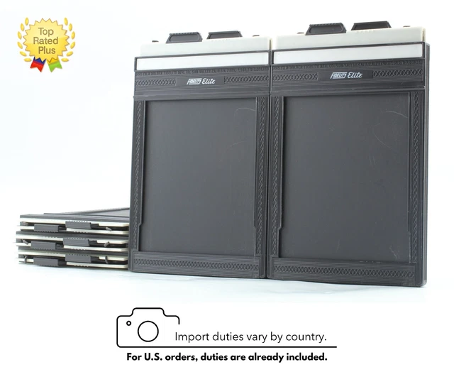 LOT OF 5 [MINT] Fidelity Elite 4x5 Cut Film Holder Large Format