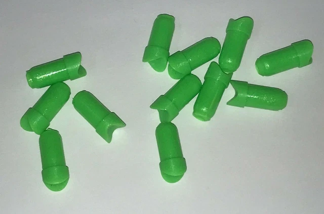 1 DOZEN 2219 AAE MOON DRIVER - NEON GREEN - CROSSBOW BOLT BOLTS NOCKS Archery