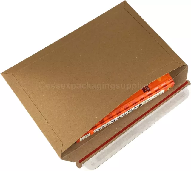 Manilla Book Mailer Strong Packaging Letter Box All Sizes